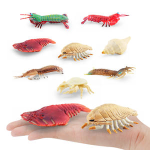 Conjunto de modelo de criatura marina simulada <span class=keywords><strong>Mantis</strong></span> zapatilla de camarón langosta Yeti <span class=keywords><strong>cangrejo</strong></span> caracol Gigante Isopod figuritas de mar profundo - Product Image 3