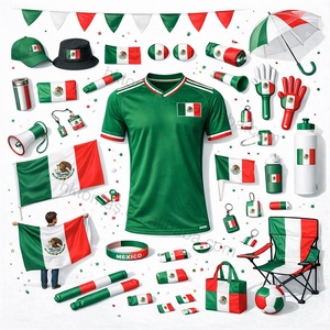 Complete Football Fan Merchandise Promotional Fan Event Giveaways System with Apparel Accessories <b>Drinkware</b> Party Souvenirs - Product Image 1