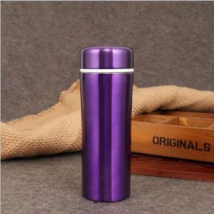 Stainless Steel Vacuum Tumbler Double Wall Insulated Travel Mug Red Blue Silver Purple Minimalist Design 24H Heat Retention - Product Image 4