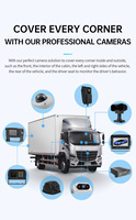 Cámara para Vehículos A&S 4CH 1080P 360 con GPS, 4G, WiFi, Grabador de Video para Autobús Escolar, ADAS/BDSD, Impermeable, EDR