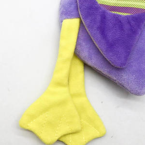 Uccello da masticare cane Push giocattolo morbido senza peluche Multi colore uccello da masticare gatto giocattoli per animali domestici - Product Image 3