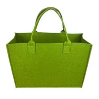 Sac fourre-tout en feutre avec longue anse, motif dessin animé, taille extra large, pour les voyages en plein air et la publicité