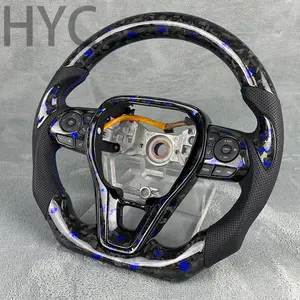 Personalizado para Toyota Corolla E210 2019 2020 2021 2022 Blue Petal forjado Fibra de Carbono Volante Esportivo