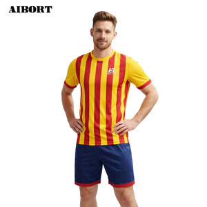 Uniforme <span class=keywords><strong>de</strong></span> Fútbol Personalizado <span class=keywords><strong>de</strong></span> Grado Profesional Aibort, Jersey <span class=keywords><strong>de</strong></span> Fútbol Transpirable y Ligero con Control <span class=keywords><strong>de</strong></span> Humedad para el Día del Partido - Product Image 2