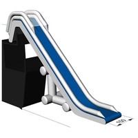 Toboggan gonflable pour quai de bateau, toboggan gonflable pour yacht, vente chaude en usine