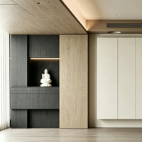 Buffet Modulaire Personnalisé pour Salle à Manger, Meuble de Rangement de Luxe Italien, Meuble à Chaussures Moderne pour Entrée