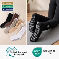 Calcetines de Yoga con Diseño Oeko-Tex Standard 100, Calcetines Personalizados con Logotipo, Calcetines Antideslizantes para Yoga y Danza
