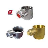 Adaptateur instantané flexible John Morris BS336, filetage femelle/mâle BSP 2,5 pouces, capuchon flexible en laiton, accessoires de lutte contre l'incendie, couvercle de chaîne