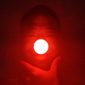 <span class=keywords><strong>Naso</strong></span> Rosso a Luce LED Fissa e Lampeggiante per Feste da Joker, Clown e Renna in Plastica, Decorazioni per Feste di Natale - Product Image 4