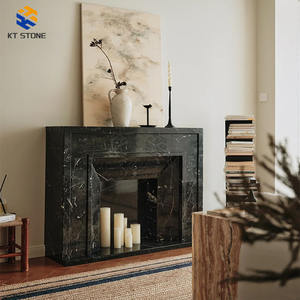 Mantel de Chimenea de Piedra de Mármol Natural de Alta Calidad, Tamaño Personalizado, Estilo Simple para Uso en Interiores, para Hoteles y Apartamentos, Control Remoto - Product Image 6