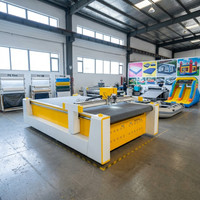 Machine de découpe automatique pour tissus de tentes, de auvents et de matériaux gonflables, tissus enduits de PVC/PTFE/TPU