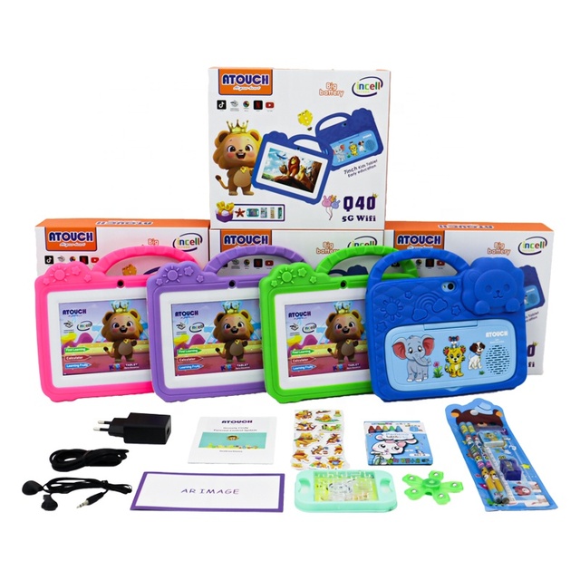 Hot Sale 7 Inch WIFI Tablet Ram 8GB Rom 256GB Children's Anti-fall Android Learning Tablet PC