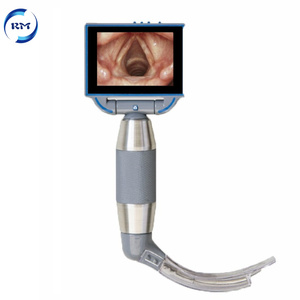 Ensemble de laryngoscope vidéo réutilisable pour l'urgence Miroir médical portable 3 pouces pour laryngoscope à main ENT <span class=keywords><strong>endoscpe</strong></span> - Product Image 5