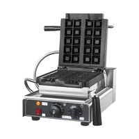 Gaufrier à simple pression électrique, 1,4 kw, équipement de restauration pour Restaurants, en acier inoxydable, moteur de produit ordinaire