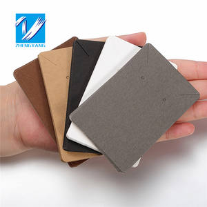 Küpe ve kolye ekran kartları karton küpe ambalaj askılı etiketler kart kulak çıtçıt kağıt kartı takı - Product Image 3