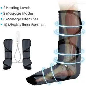 Air Compression Leg And Foot Massager For Blood Circulation And Muscle With Remote Control