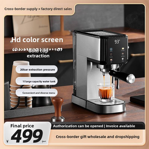 ซื้อเครื่องชงกาแฟเอสเพรสโซกึ่งอัตโนมัติ เครื่องชงกาแฟแรงดันสูง ให้รสชาติเข้มข้นแบบอิตาเลียน - Product Image 2