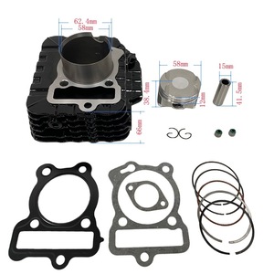 Piezas de Motor de Motocicleta, Kit de Cilindro de Motor de Motocicleta Compatible con BAJAJ PULSAR NS160 BS6 36JF0117 - Product Image 1