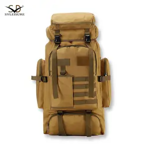 Camouflage Backpack Camping Hiking Tactical 80l Hunting Back Packs Gym Rucksack