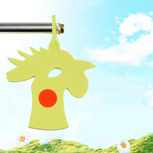 Durable Animal Shape Steel Rotating Marker with Hanging Hook for Outdoor Position Marking Practice Portable Metal Spinner - Product Image 2