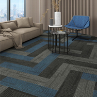Dalles de moquette murales en nylon pour projets de rénovation commerciale, tapis de prière pour mosquée