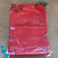 Sac en filet plastique Leno personnalisé pour pommes de terre, oignons et légumes, avec logo vertical, pour le Brésil, 55*85cm, 48*78cm, vente en gros