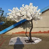 Arbre artificiel en fleurs de cerisier en soie, style Sakura pleureuse, pour décoration intérieure et extérieure de mariages, fêtes et événements (vente en gros)