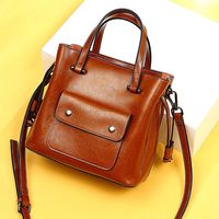 Sac à main en cuir véritable pour femmes, fourre-tout de luxe, mode, nouvelle collection 2020
