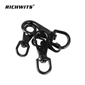 ตะขอเกี่ยวลากจูงอเนกประสงค์ สแตนเลส 304 ชุบดำ พร้อมพวงกุญแจแบบหมุน สำหรับติดกับกุญแจ - Product Image 4