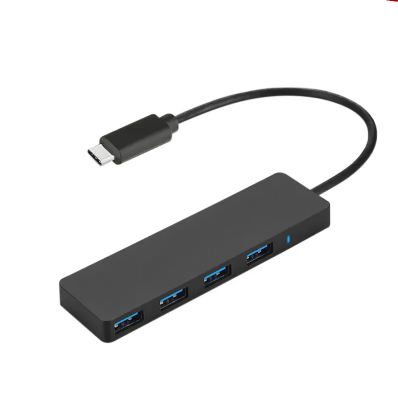 OEM बहु यूएसबी 3.0 हब डॉकिंग स्टेशन के लिए कंप्यूटर और मोबाइल फोन USB3.0 4 फाड़नेवाला बंदरगाहों प्रकार सी हब