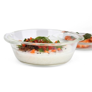 ขายส่งยอดนิยม transsparent ชุดเครื่องครัวโปร่งใสแก้วหม้อ - Product Image 5