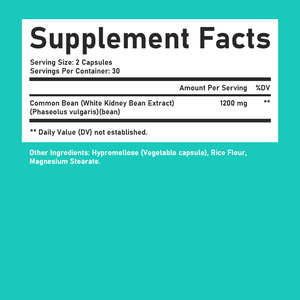 Best Seller White Kidney Bean Capsules with Common Bean Immune System Supports Appetite Control Intercepts Carb Starch Capsules - Product Image 2