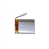 Baterai litium polimer 803040-2, baterai pengganti 2 kabel 1000mAh 3.7V 803040, baterai isi ulang kapasitas tinggi