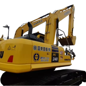 Machines et équipements de construction puissants Komatsu PC240 220 Excavatrice d'occasion vendue à bas prix - Product Image 1