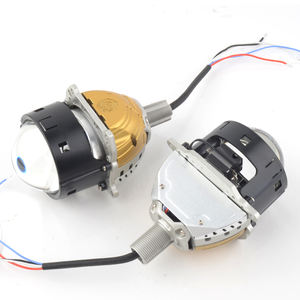 Lente de Faro de proyector LED 120W Bi LED lente de proyector 3,0 estilo de coche sin pérdidas Retrofit Hi/Lo Beam Blue Bi LED lente de proyector - Product Image 5