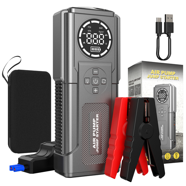 Factory High-Capacity 24000mAh 12V 2000A Portable Jump Starter Power Bank Emergency Vehicle Starting Tool