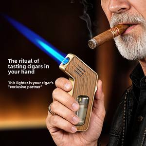 Encendedor de Chorro de Llama Grande Dericsson, Encendedor Especializado para Cigarros, Recargable, Multifunción, con Logotipo Personalizado - Product Image 3