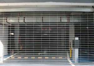Puertas Enrollables de <span class=keywords><strong>Malla</strong></span> de Acero Inoxidable de Alta Calidad, Automáticas y Antirrobo, Puertas de Seguridad para Exteriores para Tiendas - Product Image 6