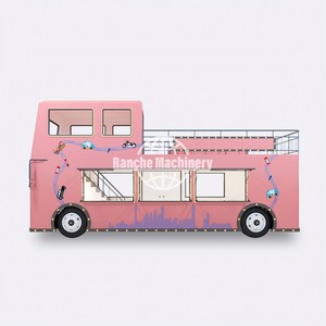 Mobile Dessert Cart Ice Cream Smoothie Coffee Tea With Full <b>Kitchen</b> Set - Product Image 5