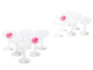 Juego de 12 <span class=keywords><strong>vasos</strong></span> reutilizables de plástico, juego de copas de plástico y 4 bolas de champán, cerveza y <span class=keywords><strong>Pong</strong></span>, juego clásico para fiestas - Product Image 2