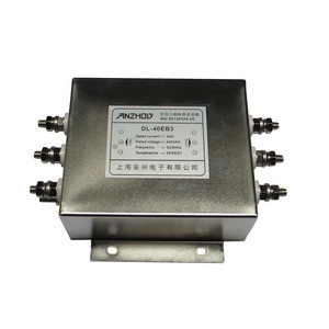 Filtro de Línea de Alimentación Trifásico Anzhou 50A DL-50EB3, Módulo de Filtro EMI - Product Image 1