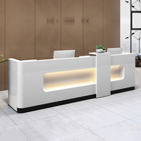 Personnalisable LOOG Salon de beauté moderne et minimaliste Caissier Hôtel Service Desk Mobile Shop Store Bar Counter