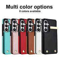 Étui portefeuille pour Samsung Galaxy S26 Plus avec fermoir de protection, porte-cartes, en cuir, magnétique, avec blocage RFID, coque de téléphone
