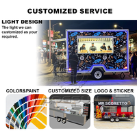 Remorque alimentaire mobile personnalisée Cogsun, chariot de rue, kiosque, foodtruck