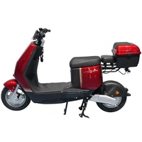 800W High-Power Aluminum Alloy Electric Motorcycle 60V 20Ah/40Ah Full Suspension Waterproof Lithium City Moped for Adult