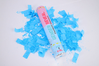 30-60cm Bleu Rose Garçon ou Fille Sexe Révéler Confetti Cannon Poppers