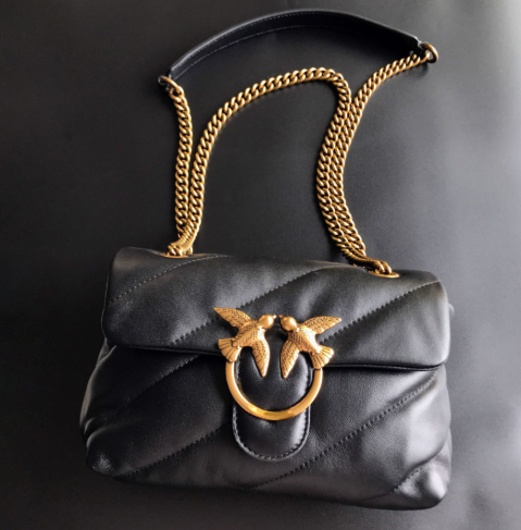 grand 28cm noir avec or