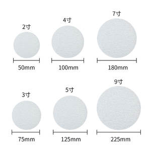 Fabricación en fábrica, papel abrasivo seco de alta dureza, varios discos, papel de <span class=keywords><strong>lija</strong></span> blanco, compatible con OEM, 10mm de espesor, 100mm, 115mm, 6mm - Product Image 2