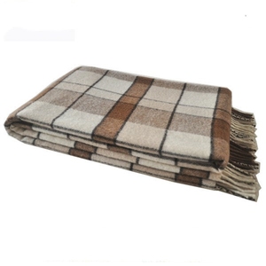 Màu Xanh Phoenix Sọc Sọc Sọc Len Chăn Châu Âu Sọc Dệt Tùy Chỉnh Bắc Âu Thiết Kế Cho Mùa Đông Sofa Thăng Hoa-Hot Bán Bán Buôn - Product Image 1