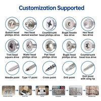 China Manufacturer Factory's High Quality Versatile Metric/Inch Oval Stainless Steel Hex Cross Slot Torx Screws Custom Fasteners